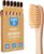 GENKENT Bamboo Toothbrushes 12 Pack Natural Toothbrushes BPA Free Soft Bristles Toothbrush Eco Friendly Charcoal Toothbrush for Travel