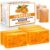 5 Pack Turmeric Kojic Acid Soap Bars(80g) – Infused with Retinol, Hydrolyzed Collagen, Vitamin E & Shea Butter, Gentle Care for Face, Body & Underarms, SLS Free, Suitable for Oily & Dry Skin