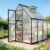 6 x 6 FT Greenhouse for Outdoors, Polycarbonate Greenhouse with Quick Setup Structure and Roof Vent, Aluminum Large Walk-in Green House for Outside Garden Backyard, Dark Gray