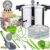 Supa Ant Pressure Canner 23 Qt with Canning Supplies Starter Kit – Canning Pressure Cooker with Gauge – Water Bath Canner Pot with Rack and Lid – Jar Lifter, XL Ladle, Jar Tongs, and Bubble Popper