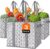 WISELIFE Reusable Grocery Bags [3 Pack],Large Grocery Tote Bag Water Resistant Shopping Bags Foldable Grocery Bag for Clothes,Shoes and Picnic