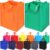12 Pack Heavy Duty Reusable Grocery Bags – Large Shopping Totes Reinforced Handles, Holds 40 lbs, Foldable and Washable (Multicolor)
