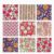 INDIANHANDICRAFTS 10 Pc Mix Lot Hand Block Print Napkin, 100% Cotton, 16×16 Inch, Multicolor Floral, Square, Napkin