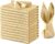 VACVELT 12 Pack Gold Satin Napkins 12×12 Inch Wedding Napkins, Scalloped Elegant Dinner Napkins Square Table Napkins Decor, Silky Satin Cloth Napkins for Restaurant Banquet Graduation Party