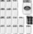 Rainforce 16 oz Mason Jars With Lids Regular Mouth 15 Pack-16oz Glass Jars with Silver Lids,Bulk Pint Clear Glass Jars For Meal Prep, Food Storage With 20 Labels