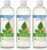 Natural Flower Power Liquid Dish Soap – Free & Clear (Unscented) – Plant-Based & Scented w/ Pure Essential Oils – Natural Dishwashing Detergent – Sulfate-Free Kitchen Soap – Vegan (16 Fl Oz 3 Pack)