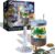 Discovery #MINDBLOWN DIY Terrarium Grow Kit, Fast-Growing Indoor Mini Garden, Create A Living Ecosystem, Includes Sand, Seeds, Potting Mix, Stones and More