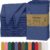 Ruvanti Cloth Napkins Set of 12, 18×18 Inches, 100% Cotton, Washable, Soft & Absorbent, Perfect for Wedding, Christmas, ‎Thanksgiving Dinners – Bijou Blue
