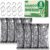 TUXIYA 8Pack Activated Charcoal Odor Absorber, Odor Eliminator for Strong 0dor,Shoe Deodorizer,Bamboo Charcoal Air Purifying For in Car,Closet,Shoe, Basement(50g/1.77oz Each)