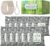 Activated Charcoal Odor Absorber (Large, 12 Pack, 100g each), Natural Charcoal Bags Odor Absorber Bamboo Charcoal Air Purifying Bag for Home, Fridge, Cabinet
