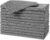Amazon Basics Reusable Stain and Wrinkle Resistant Cloth Napkins, 17 x 17 inches, Grey, 12-Pack