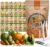 25 Summer Vegetable & Fruit Seeds Variety Pack – 1,870+ Non-GMO Heirloom Veggie & Fruits Seeds for Outdoors and Indoor Home Gardening, Including Collards, Tomato, Pepper, Okra, Onion, Bean, Cucumber